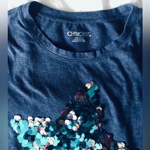 Sequins Star Girl’s Top - Picture 2 of 6